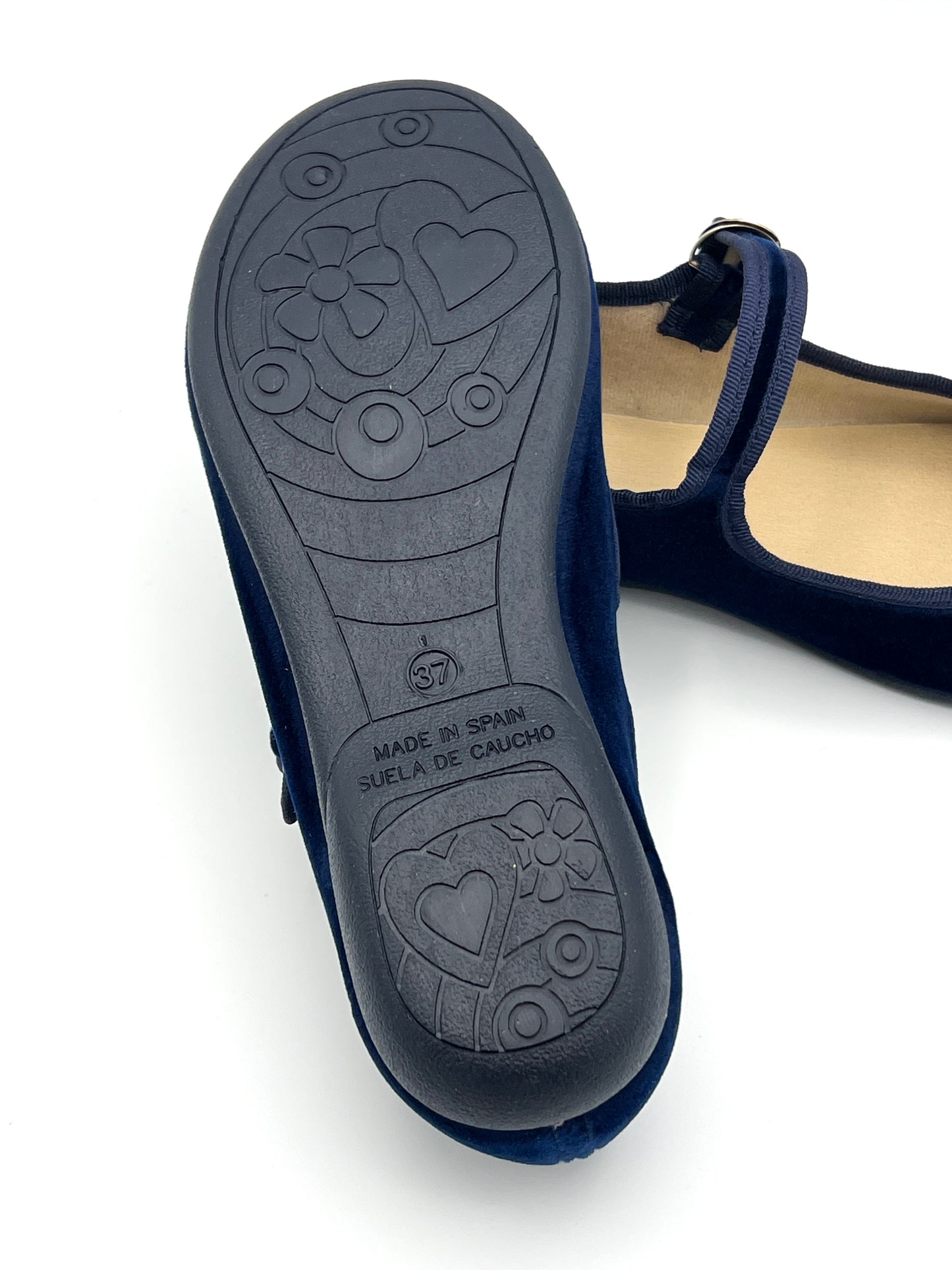 Velvet Mary Janes