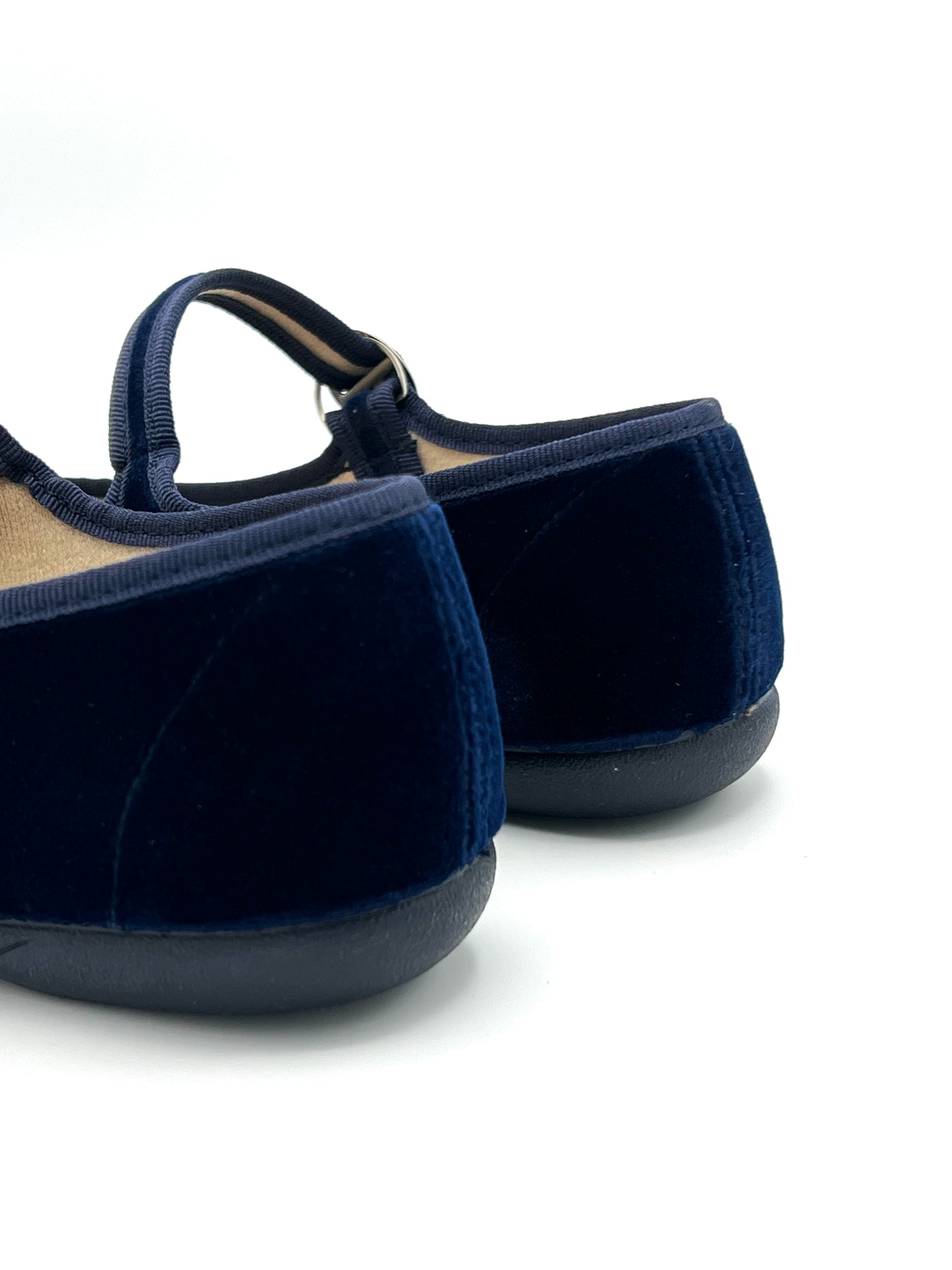 Velvet Mary Janes