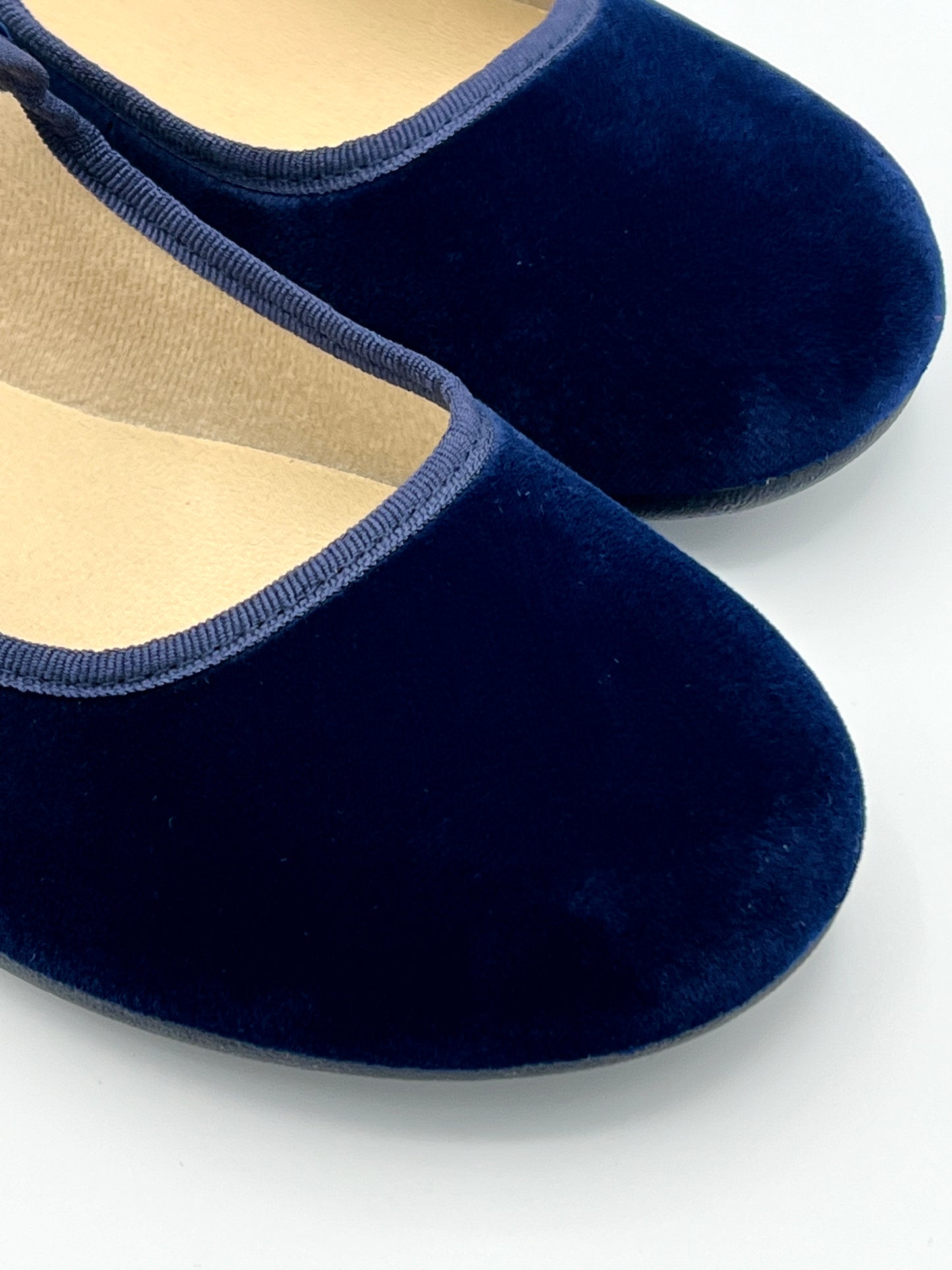 Velvet Mary Janes