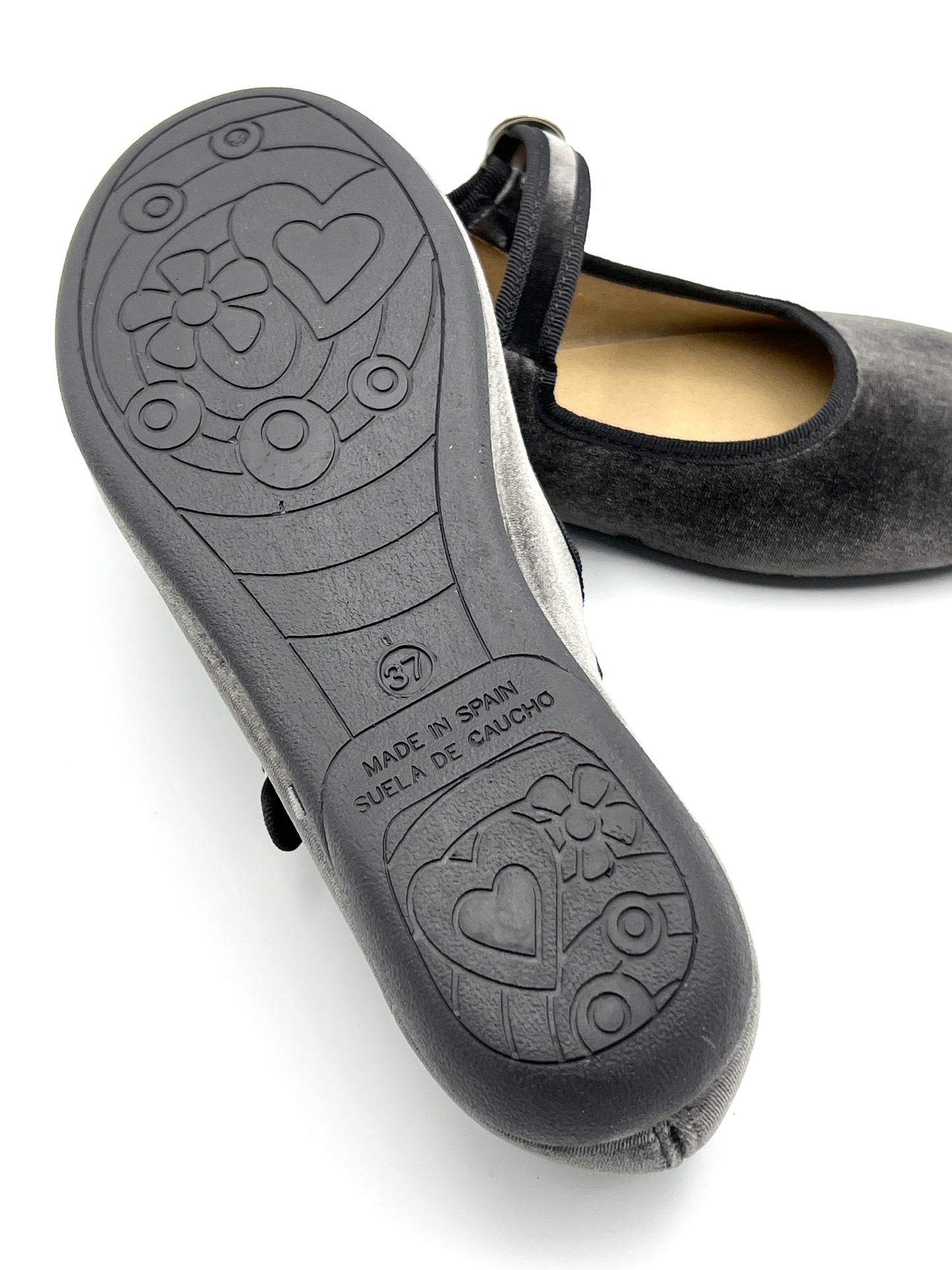 Velvet Mary Janes