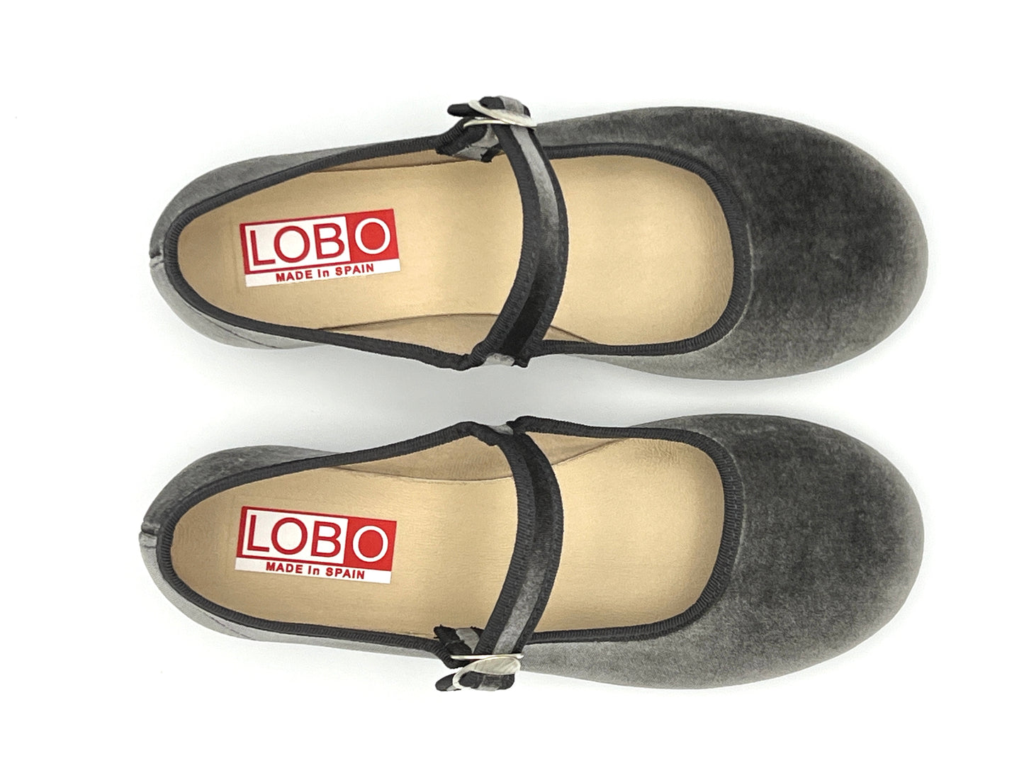 Velvet Mary Janes