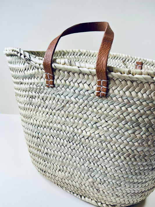 Straw Palm Basket