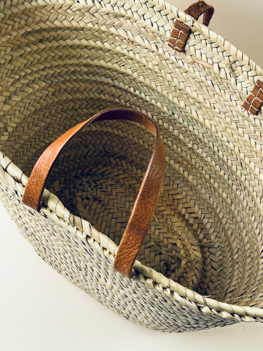 Straw Palm Basket
