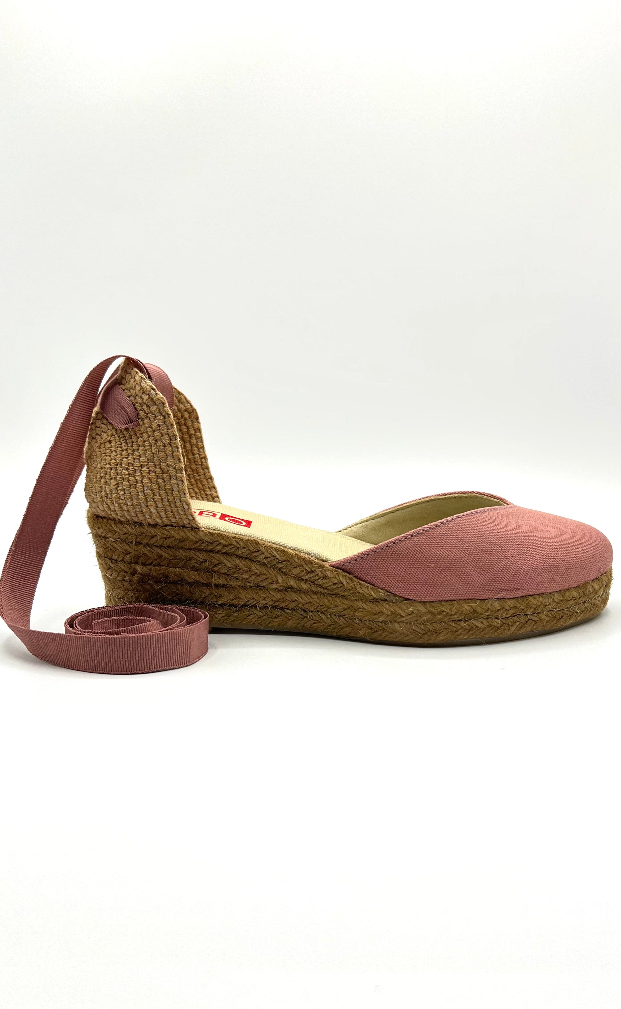 Blush discount espadrille wedges