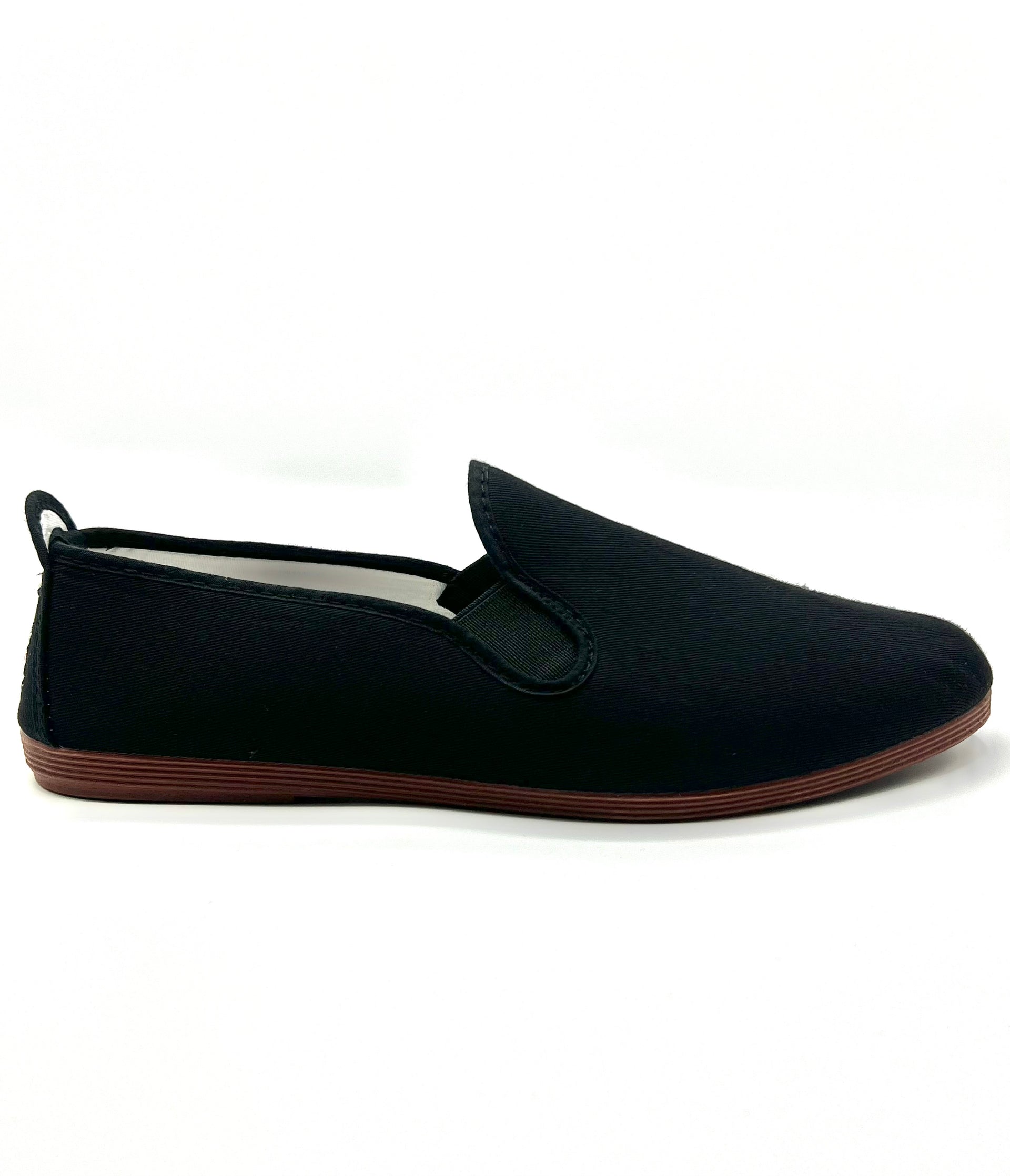 Flossy Style Plimsoll Black Women