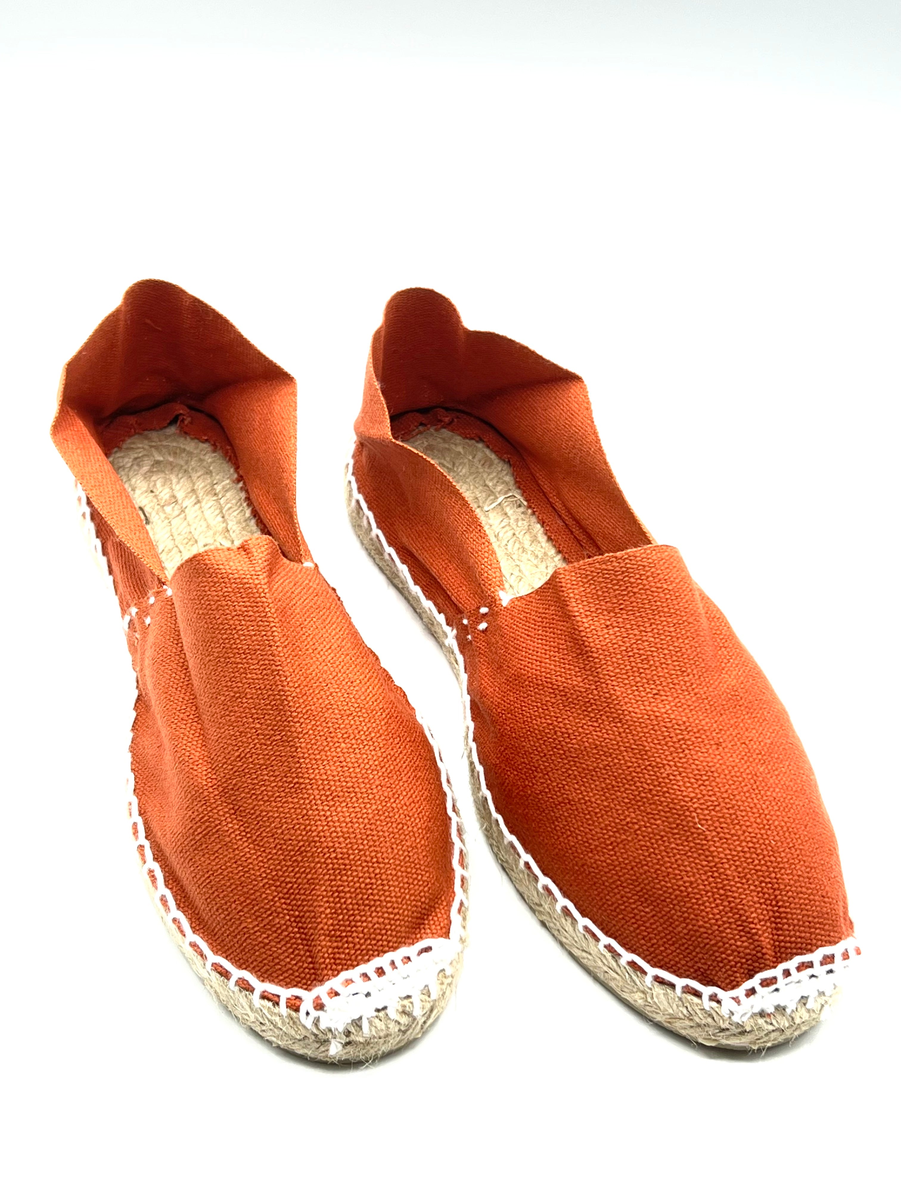 Burnt 2025 orange espadrilles